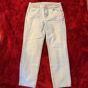 American Eagle Outfitters Light Blue Straight Leg Jeans